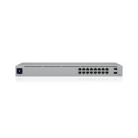 Купити РоЕ-комутатор Ubiquiti UniFi Switch 16 PoE (USW-16-POE). Системи безпеки для дому та офісу. Магазин RG-Group. Системи відеонагляду та охоронні сигналізації. Продаж та послуги встановлення