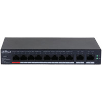 Купити Керований PoE-комутатор Dahua DHCS4010-8GT-110 з 8 портами PoE. Системи безпеки для дому та офісу. Магазин RG-Group. Системи відеонагляду та охоронні сигналізації. Продаж та послуги встановлення