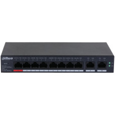 Купити Керований PoE-комутатор Dahua DHCS4010-8GT-110 з 8 портами PoE. Системи безпеки для дому та офісу. Магазин RG-Group. Системи відеонагляду та охоронні сигналізації. Продаж та послуги встановлення