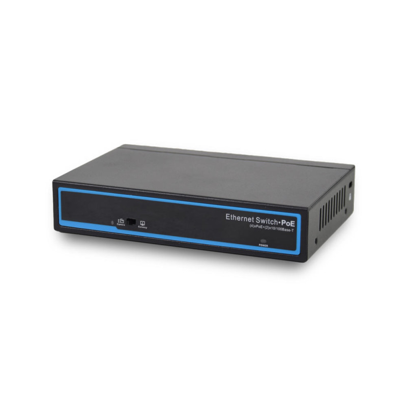 Купити Комутатор PoE-1006-4P/250m/8L. Системи безпеки для дому та офісу. Магазин RG-Group. Системи відеонагляду та охоронні сигналізації. Продаж та послуги встановлення