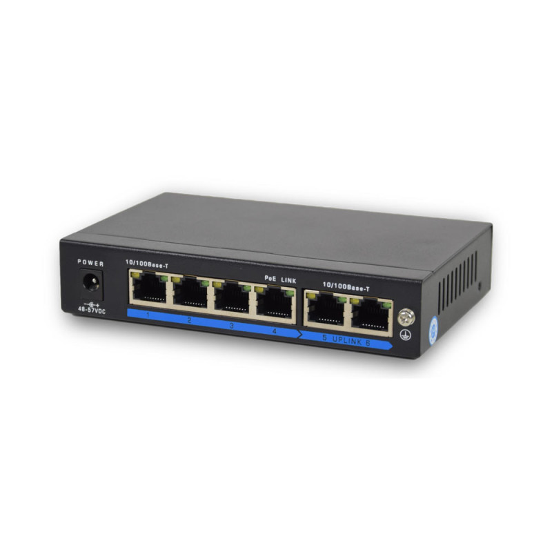 Комутатор PoE-1006-4P/250m/8L