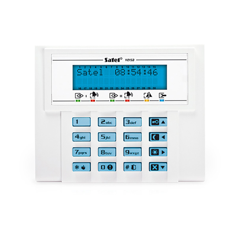 Купити Клавіатура РКІ Satel VERSA-LCD-BL. Системи безпеки для дому та офісу. Магазин RG-Group. Системи відеонагляду та охоронні сигналізації. Продаж та послуги встановлення