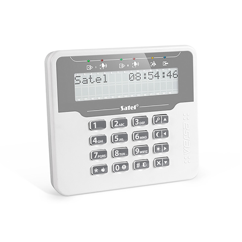 Купити Клавіатура РКІ Satel VERSA-LCDM-WH. Системи безпеки для дому та офісу. Магазин RG-Group. Системи відеонагляду та охоронні сигналізації. Продаж та послуги встановлення