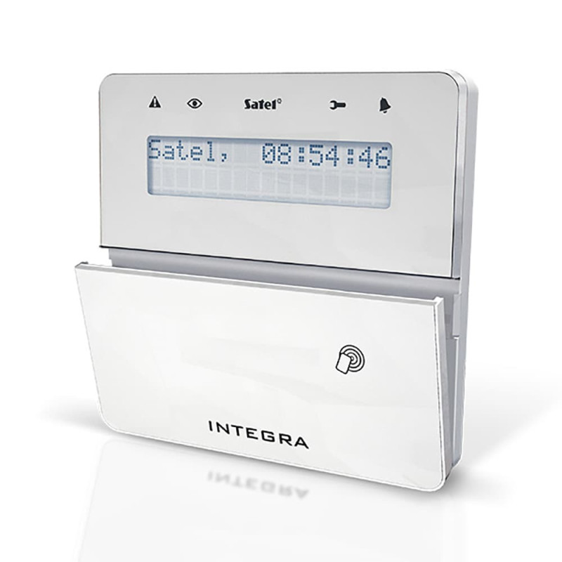 Купити Клавіатура зі зчитувачем карт Satel INT-KLFR-WSW. Системи безпеки для дому та офісу. Магазин RG-Group. Системи відеонагляду та охоронні сигналізації. Продаж та послуги встановлення