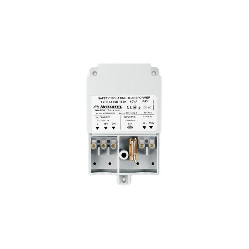 Купити Трансформатор AC230В/20В Satel TR-60 VA. Системи безпеки для дому та офісу. Магазин RG-Group. Системи відеонагляду та охоронні сигналізації. Продаж та послуги встановлення