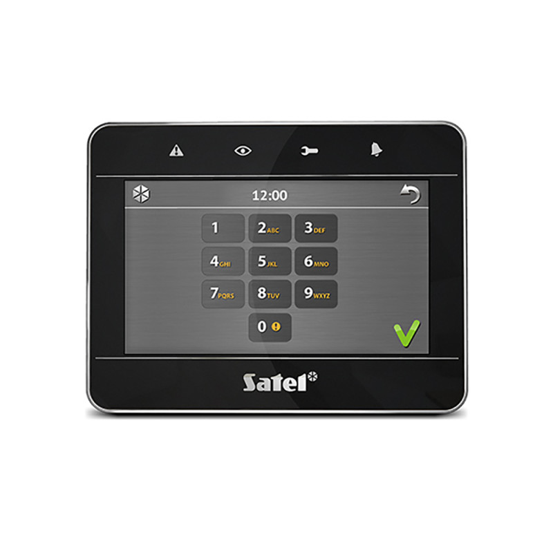 Клавіатура з сенсорним дисплеєм Satel INT-TSG-BSB
