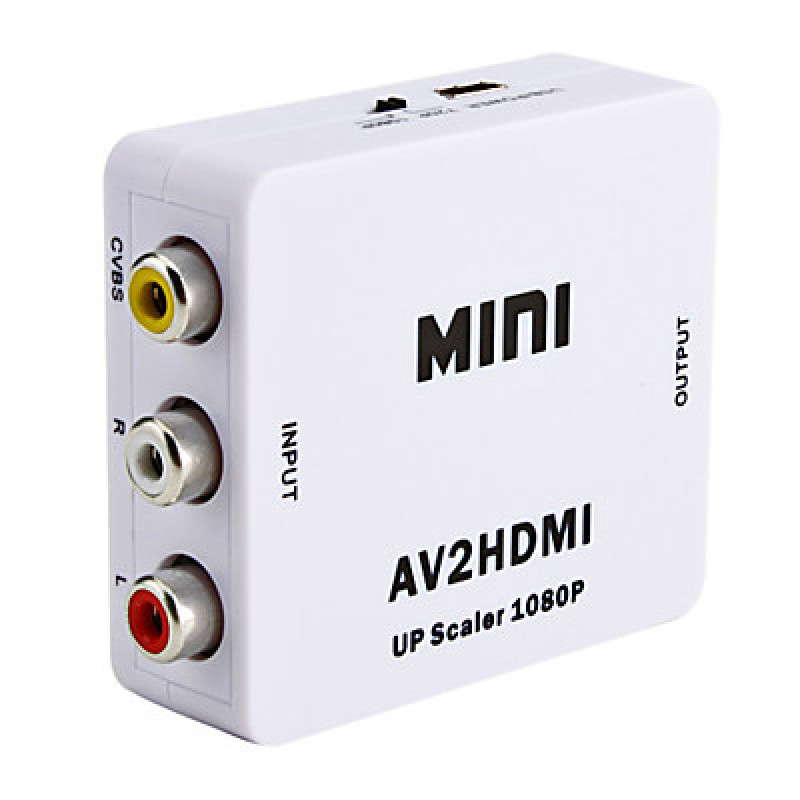 Купити Конвертер mini AV-HDMI. Системи безпеки для дому та офісу. Магазин RG-Group. Системи відеонагляду та охоронні сигналізації. Продаж та послуги встановлення