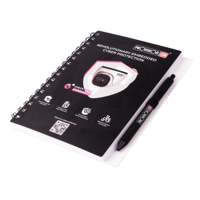 Купити Записник Provision-ISR Note book. Системи безпеки для дому та офісу. Магазин RG-Group. Системи відеонагляду та охоронні сигналізації. Продаж та послуги встановлення
