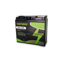 Купити Акумулятор LiFePO4 літій залізо фосфатний 12.8В 20А·год Hub Power HPL-1220. Системи безпеки для дому та офісу. Магазин RG-Group. Системи відеонагляду та охоронні сигналізації. Продаж та послуги встановлення