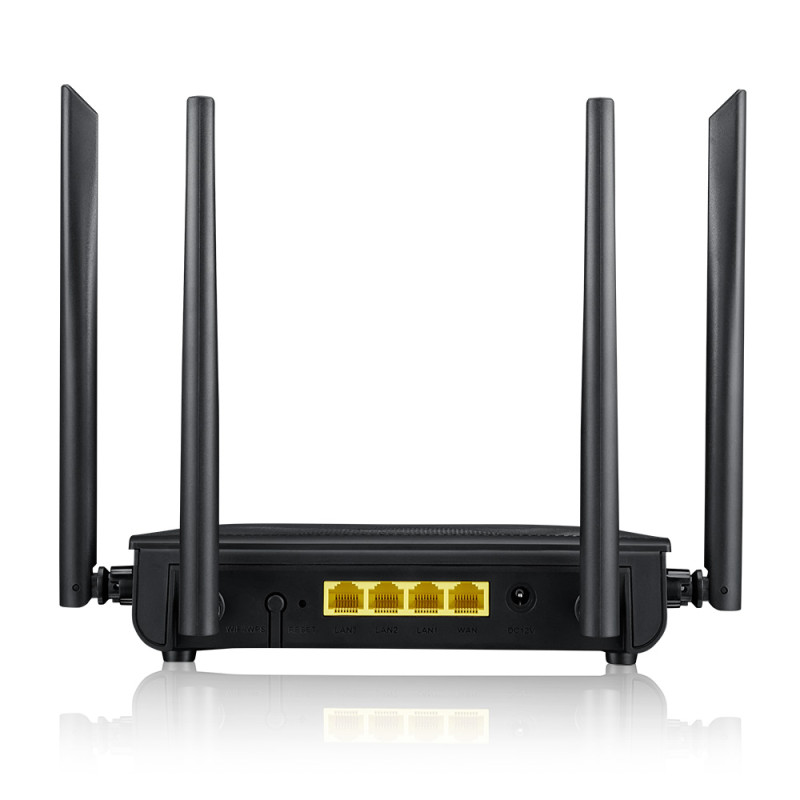 Бездротовий маршрутизатор ZYXEL NBG7510 AX1800, WiFi6, 1xGE WAN, 3xGE LAN, MU-MIMO, 4 антени (NBG7510-EU0101F)