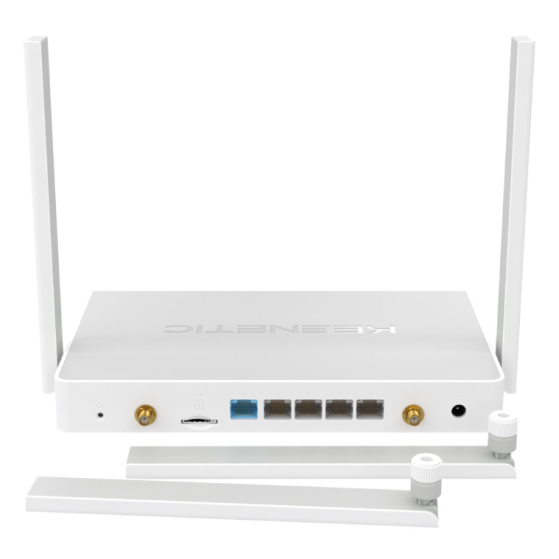 Маршрутизатор Keenetic Hero 4G KN-2310-01EN AX1800 4xRJ-45, 1xCombo RJ-45/SFP, 1 x USB 2.0, 1 x USB 3.0 з Wi-Fi Mesh системой