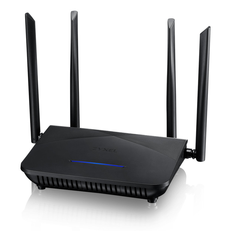 Бездротовий маршрутизатор ZYXEL NBG7510 AX1800, WiFi6, 1xGE WAN, 3xGE LAN, MU-MIMO, 4 антени (NBG7510-EU0101F)