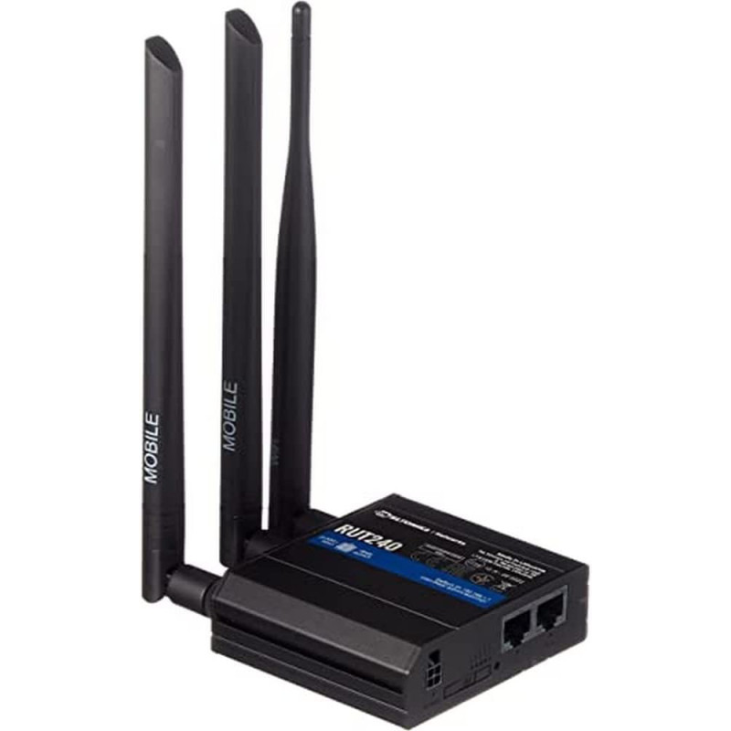 Купити Бездротовий маршрутизатор Teltonika RUT240 N300, 1xFE WAN, 1xFE LAN, 1xSIM, 4G/LTE.Cat4 (RUT2400DE000). Системи безпеки для дому та офісу. Магазин RG-Group. Системи відеонагляду та охоронні сигналізації. Продаж та послуги встановлення