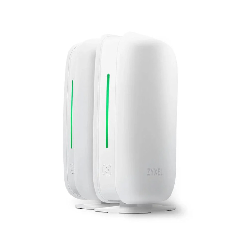 Купити Комплект з двох Mesh Wi-Fi маршрутизаторів ZYXEL Multy M1 AX1800, WiFi6, 1xGE WAN , 3xGE LAN , Amazon Alexa, 2шт (WSM20-EU0201F). Системи безпеки для дому та офісу. Магазин RG-Group. Системи відеонагляду та охоронні сигналізації. Продаж та послуги встановлення