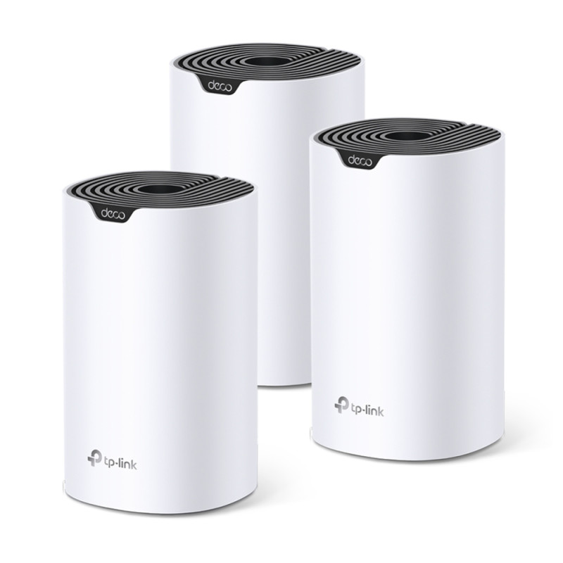 Купити Точка доступу TP-Link DECO S4 (3-pack) AC1200 домашня Mesh Wi-Fi система, 2xGE LAN/WAN. Системи безпеки для дому та офісу. Магазин RG-Group. Системи відеонагляду та охоронні сигналізації. Продаж та послуги встановлення