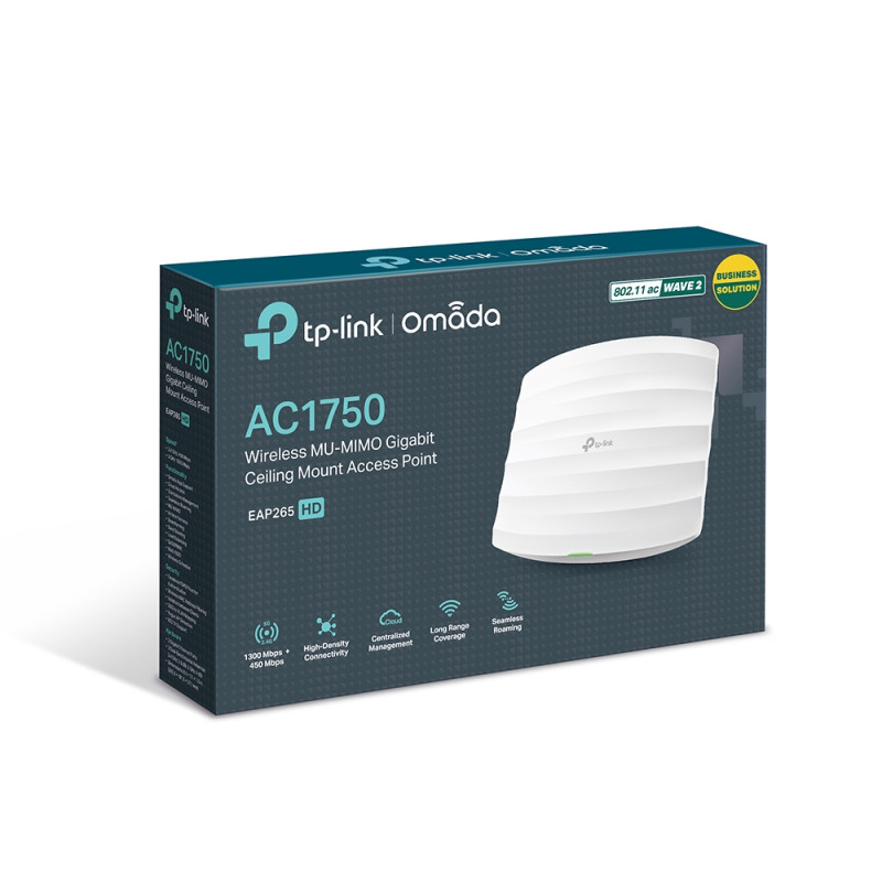 Точка доступу TP-Link EAP265 HD AC1750 Wi-Fi з MU-MIMO гігабітна