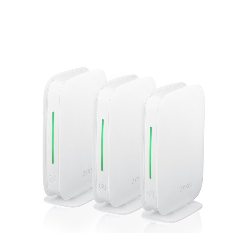 Купити Комплект з трьох Mesh Wi-Fi маршрутизаторів ZYXEL Multy M1 AX1800, WiFi6, 1xWAN GE, 3xLAN GE, Amazon Alexa, 3 шт (WSM20-EU0301F). Системи безпеки для дому та офісу. Магазин RG-Group. Системи відеонагляду та охоронні сигналізації. Продаж та послуги встановлення