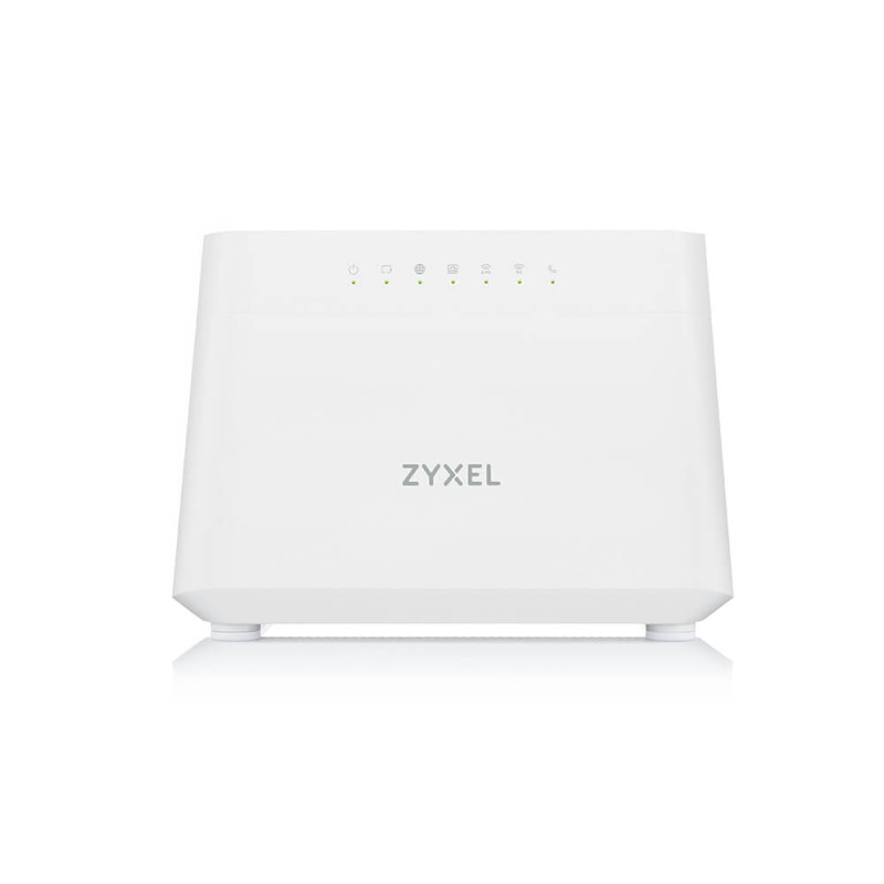 Бездротовий маршрутизатор ZyXEL EX3301-T0 AX1800, 1xGE WAN, 4xGE LAN, 2xFXS, 1xUSB2.0, EasyMesh, TR-069, MU-MIMO (EX3301-T0-EU01V1F)