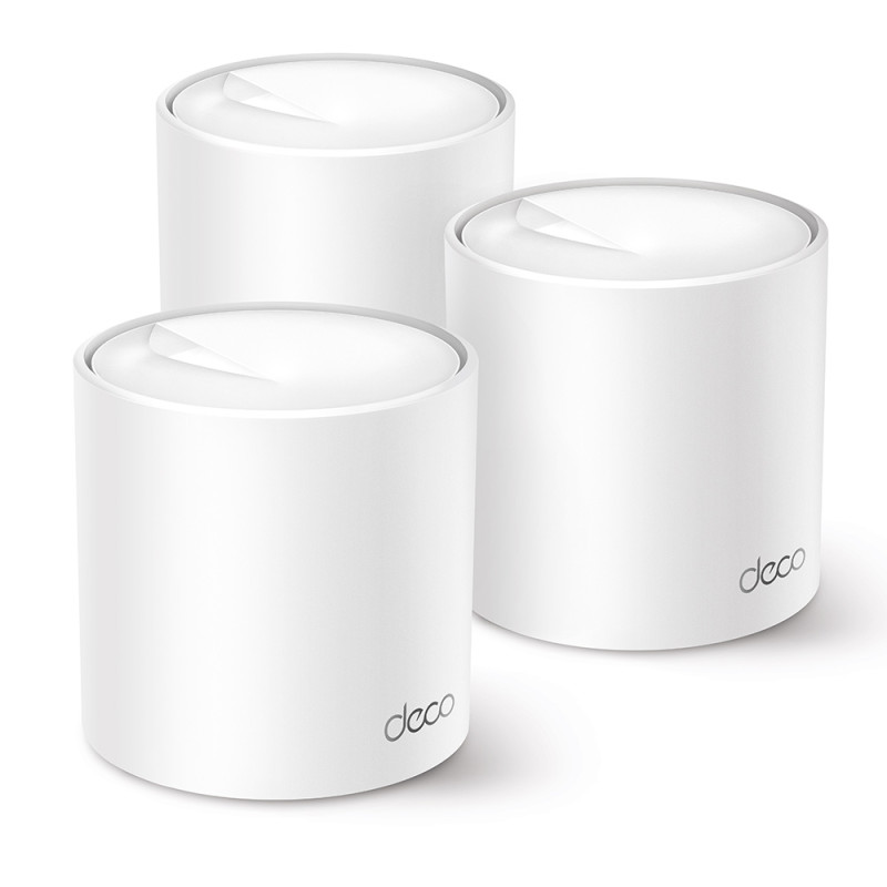 Купити Домашня Mesh Wi-Fi система TP-LINK DECO X50 3PK AX3000 3xGE LANWAN MU-MIMO OFDMA (DECO-X50-3-PACK). Системи безпеки для дому та офісу. Магазин RG-Group. Системи відеонагляду та охоронні сигналізації. Продаж та послуги встановлення
