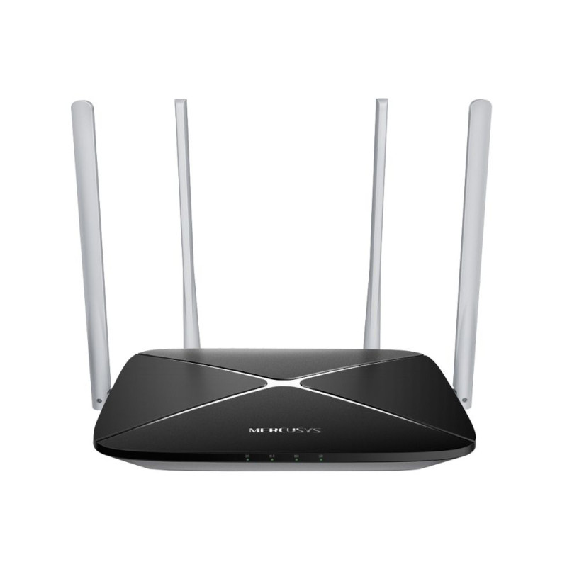 Купити Бездротовий маршрутизатор Mercusys AC12 AC1200, 1хFE Wan, 3хFE LAN, 4 антени (AC12). Системи безпеки для дому та офісу. Магазин RG-Group. Системи відеонагляду та охоронні сигналізації. Продаж та послуги встановлення