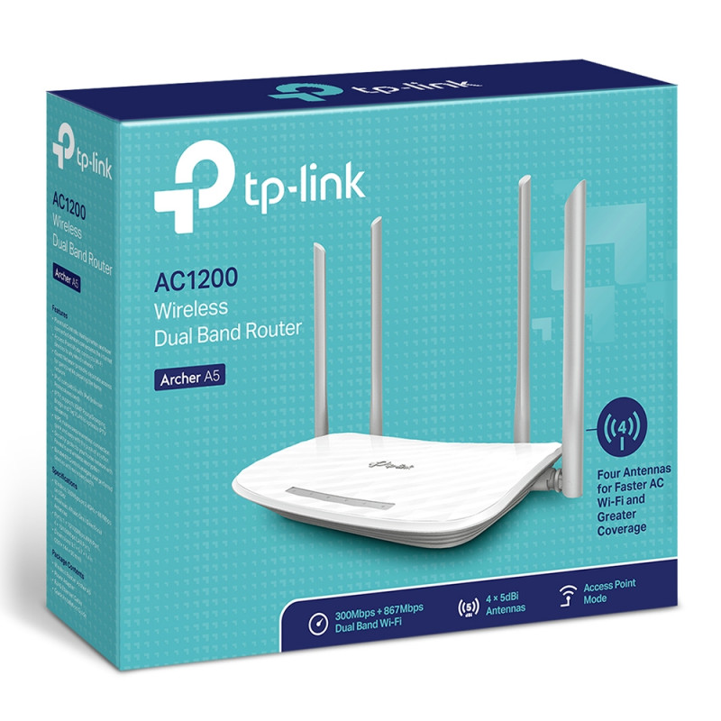 Маршрутизатор TP-Link Archer A5 АС 1200 дводіапазонний