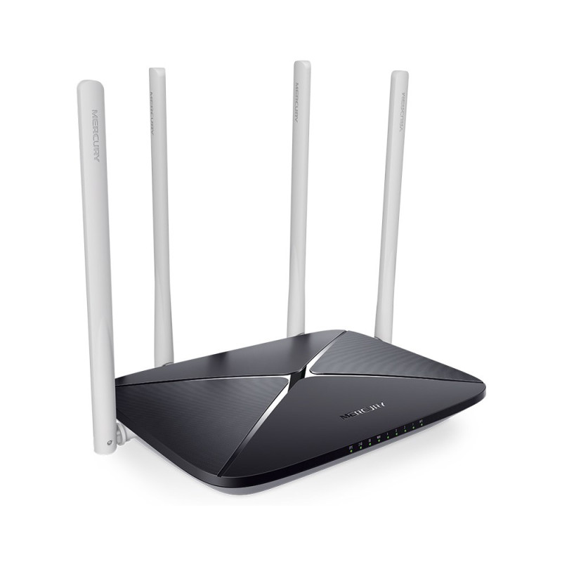 Купити Бездротовий маршрутизатор Mercusys AC12G AC1200, 1хWan, 3хLAN, 4 антени (AC12G). Системи безпеки для дому та офісу. Магазин RG-Group. Системи відеонагляду та охоронні сигналізації. Продаж та послуги встановлення