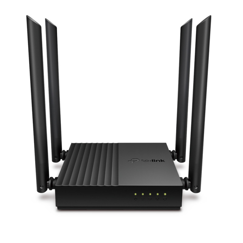 Купити Маршрутизатор TP-LINK ARCHER A64 AC1200 4xGE LAN 1xGE WAN MU-MIMO (ARCHER-A64). Системи безпеки для дому та офісу. Магазин RG-Group. Системи відеонагляду та охоронні сигналізації. Продаж та послуги встановлення