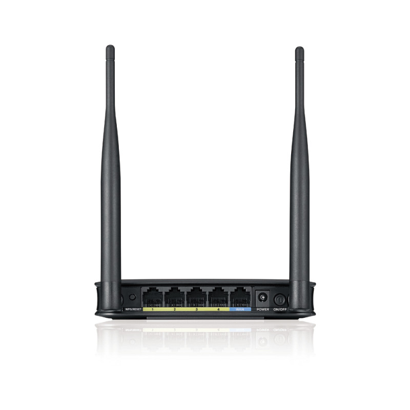 Бездротовий маршрутизатор ZYXEL NBG-418N v2 N300, 1xFE WAN, 4xFE LAN, Router/AP/RE, 2 антени (NBG-418NV2-EU0101F)