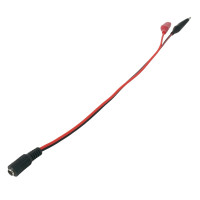 Купити Кабель перехідник DC (female) - Alligator Clip "крокодил". Системи безпеки для дому та офісу. Магазин RG-Group. Системи відеонагляду та охоронні сигналізації. Продаж та послуги встановлення