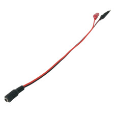 Купити Кабель перехідник DC (female) - Alligator Clip "крокодил". Системи безпеки для дому та офісу. Магазин RG-Group. Системи відеонагляду та охоронні сигналізації. Продаж та послуги встановлення