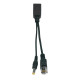 Купити Passive PoE перехідник IP+DC - Extender over UTP, not Waterproof. Системи безпеки для дому та офісу. Магазин RG-Group. Системи відеонагляду та охоронні сигналізації. Продаж та послуги встановлення