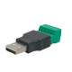 Купити Роз'єм USB під затискач (male). Системи безпеки для дому та офісу. Магазин RG-Group. Системи відеонагляду та охоронні сигналізації. Продаж та послуги встановлення