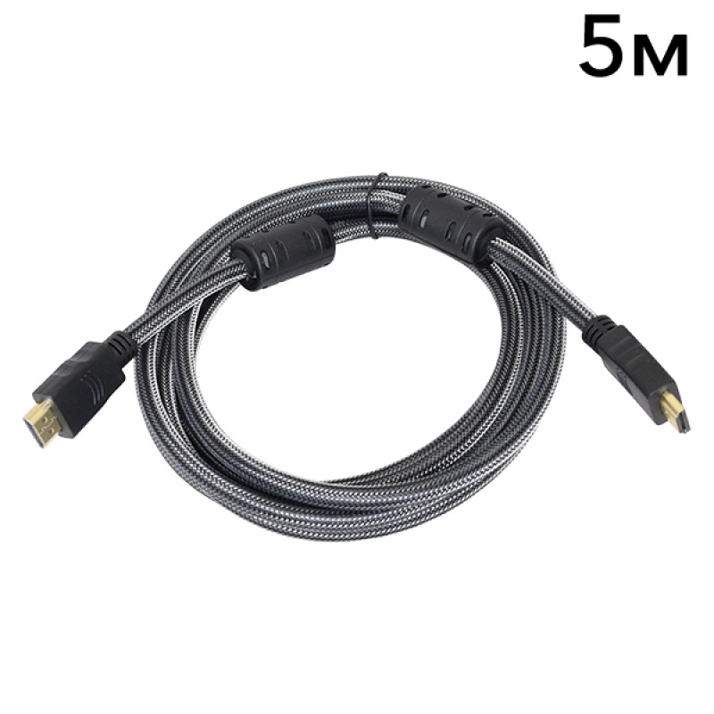 Купити Кабель ATIS HDMI A-A v1.4 5м. Системи безпеки для дому та офісу. Магазин RG-Group. Системи відеонагляду та охоронні сигналізації. Продаж та послуги встановлення