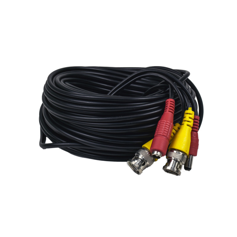 Купити Кабель BNC-рower cable C 18 м (BNC+DC/BNC+DC) для передавання відеосигналу та живлення. Системи безпеки для дому та офісу. Магазин RG-Group. Системи відеонагляду та охоронні сигналізації. Продаж та послуги встановлення