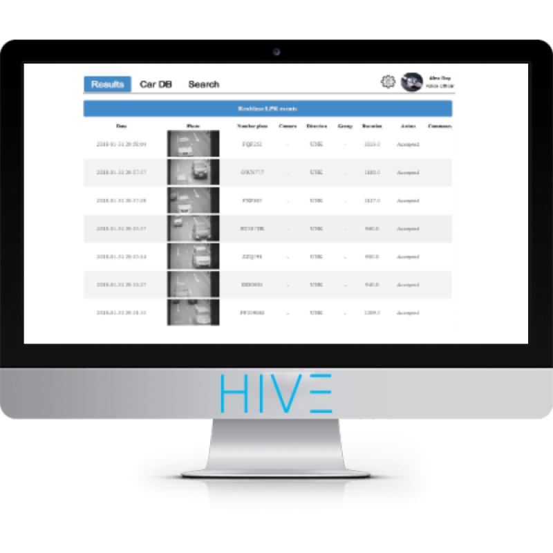 Купити Програмний застосунок NUMBEROK EDGE LPR APP Hive для IP-камер Uniview для контролю і керування доступом автотранспорту. Системи безпеки для дому та офісу. Магазин RG-Group. Системи відеонагляду та охоронні сигналізації. Продаж та послуги встановлення