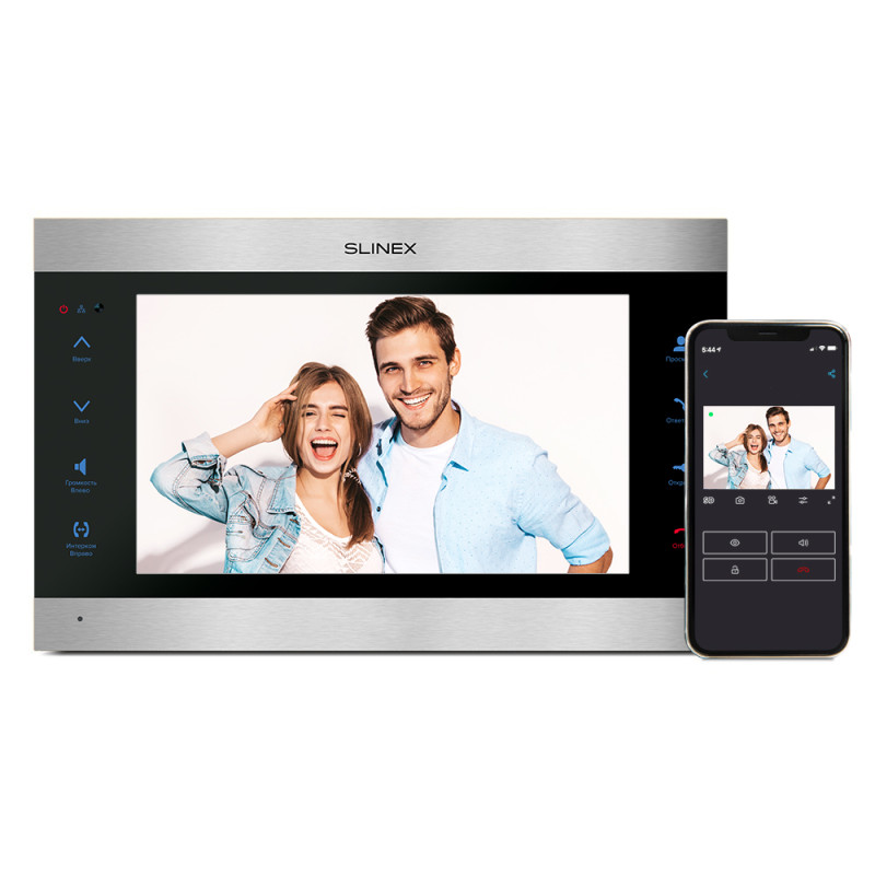 IP-відеодомофон Slinex SL-10IPT HD(silver + black)