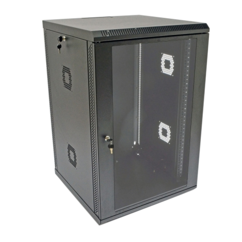 Купити Шафа серверна CMS 18U 600 х 600 х 907 UA-MGSWA186B для мережевого обладнання. Системи безпеки для дому та офісу. Магазин RG-Group. Системи відеонагляду та охоронні сигналізації. Продаж та послуги встановлення