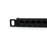 Купити Патч-панель Hypernet 24 порти UTP 0.5U кат. 5е 19" PP-UTP24-WMR-05U. Системи безпеки для дому та офісу. Магазин RG-Group. Системи відеонагляду та охоронні сигналізації. Продаж та послуги встановлення