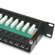 Купити Патч-панель 19" 48xRJ-45 UTP, кат. 6, 1U, dual type, Kingda. Системи безпеки для дому та офісу. Магазин RG-Group. Системи відеонагляду та охоронні сигналізації. Продаж та послуги встановлення