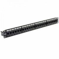 Купити Патч-панель CMS 19" 24xRJ-45 UTP, кат. 6 з організатором кабелю. Системи безпеки для дому та офісу. Магазин RG-Group. Системи відеонагляду та охоронні сигналізації. Продаж та послуги встановлення