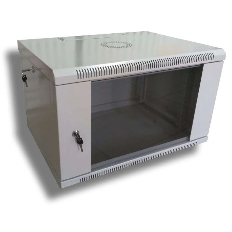 Купити Шафа серверна Hypernet 6U 600 x 450 WMNC-6U-FLAT для мережевого обладнання. Системи безпеки для дому та офісу. Магазин RG-Group. Системи відеонагляду та охоронні сигналізації. Продаж та послуги встановлення