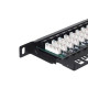Купити Патч-панель Hypernet 24 порти UTP 0.5U кат. 6е 19" PP-UTP6-24-WMR-05U. Системи безпеки для дому та офісу. Магазин RG-Group. Системи відеонагляду та охоронні сигналізації. Продаж та послуги встановлення