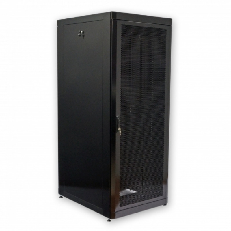 Купити Шафа серверна CMS 42U 800 х 1055 UA-MGSE42810PB з перфорованими дверима для мережевого обладнання. Системи безпеки для дому та офісу. Магазин RG-Group. Системи відеонагляду та охоронні сигналізації. Продаж та послуги встановлення