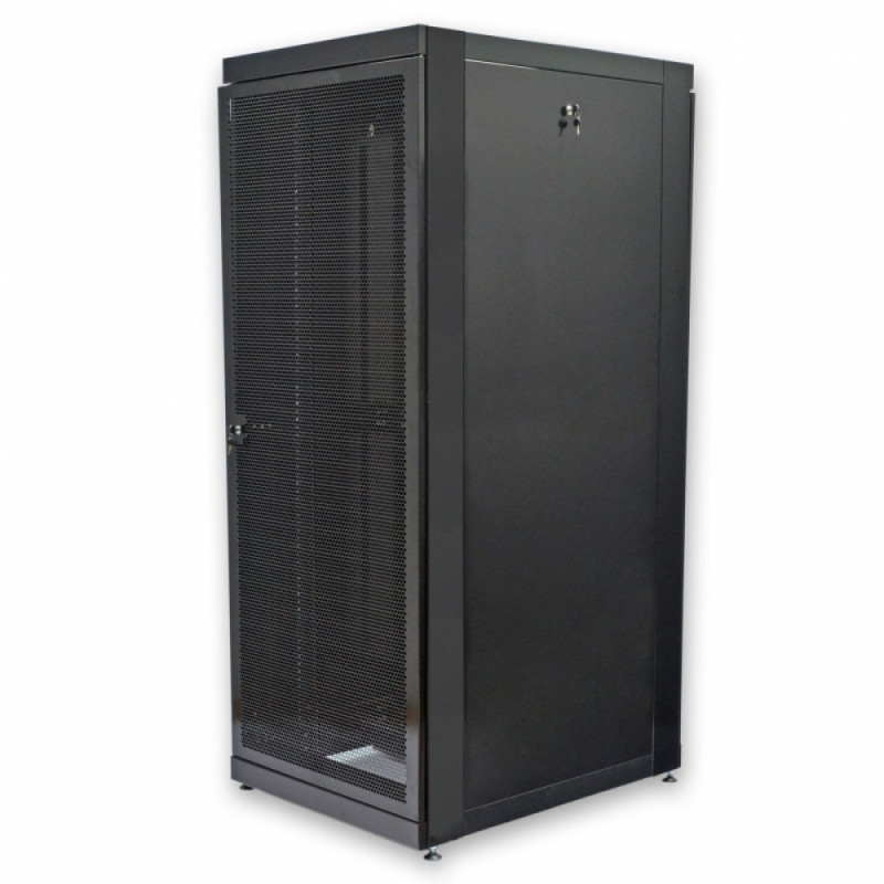 Шафа серверна CMS 42U 800 х 1055 UA-MGSE42810PB з перфорованими дверима для мережевого обладнання