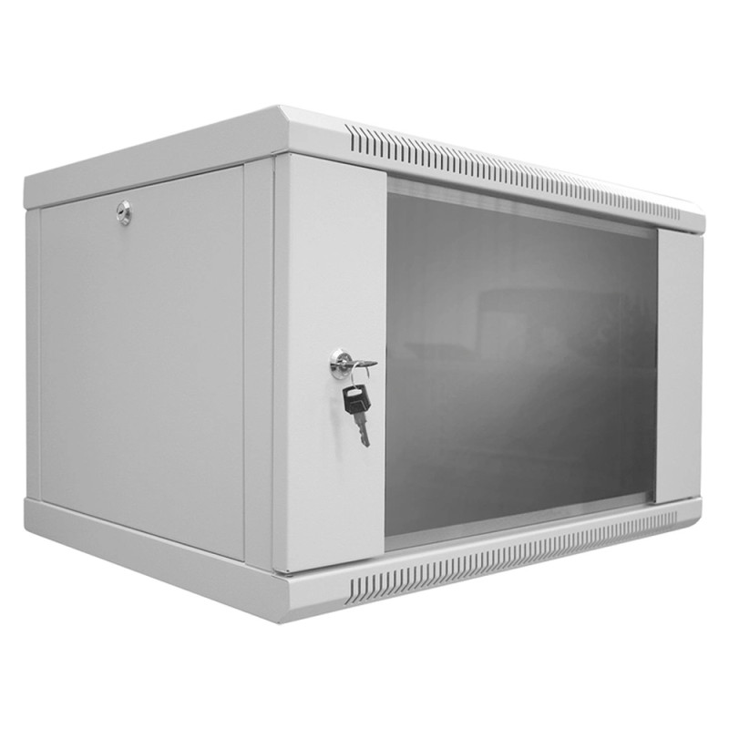 Купити Шафа серверна SteelNet 7U 600 x 400 для мережевого обладнання (скло, сірий). Системи безпеки для дому та офісу. Магазин RG-Group. Системи відеонагляду та охоронні сигналізації. Продаж та послуги встановлення