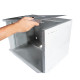 Купити Шафа серверна Hypernet 7U 540 x 400 WMNC-40-7U-SOHO-FLAT для мережевого обладнання. Системи безпеки для дому та офісу. Магазин RG-Group. Системи відеонагляду та охоронні сигналізації. Продаж та послуги встановлення