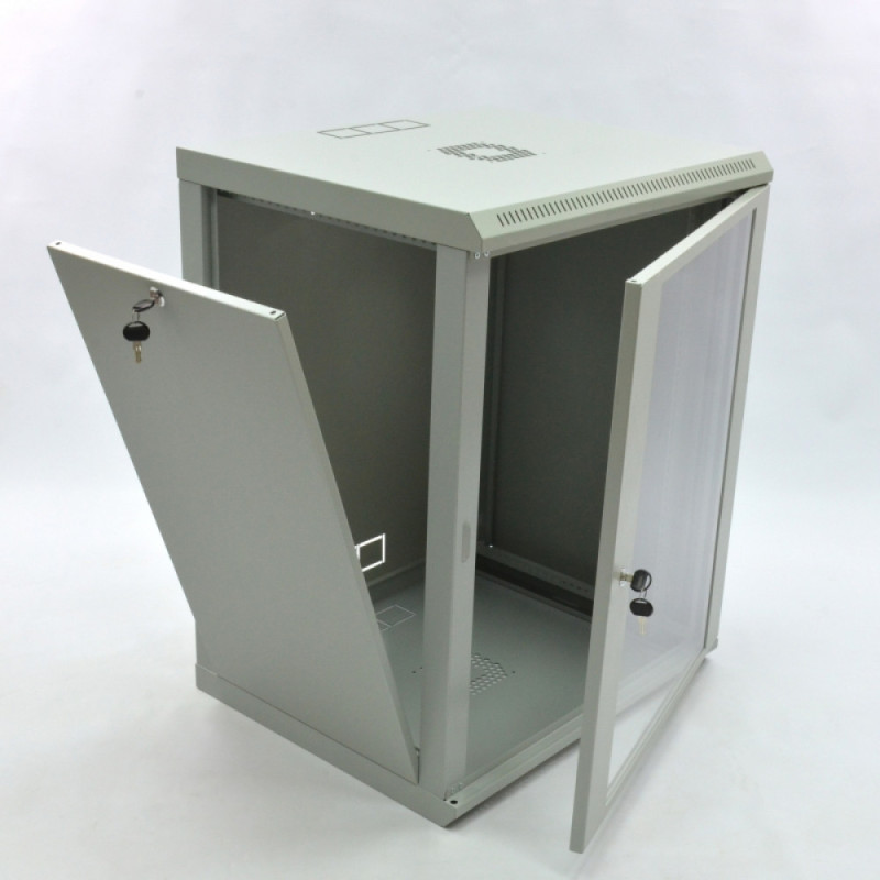 Шафа серверна CMS 15U 600 x 600 x 773 UA-MGSWL156G для мережевого обладнання