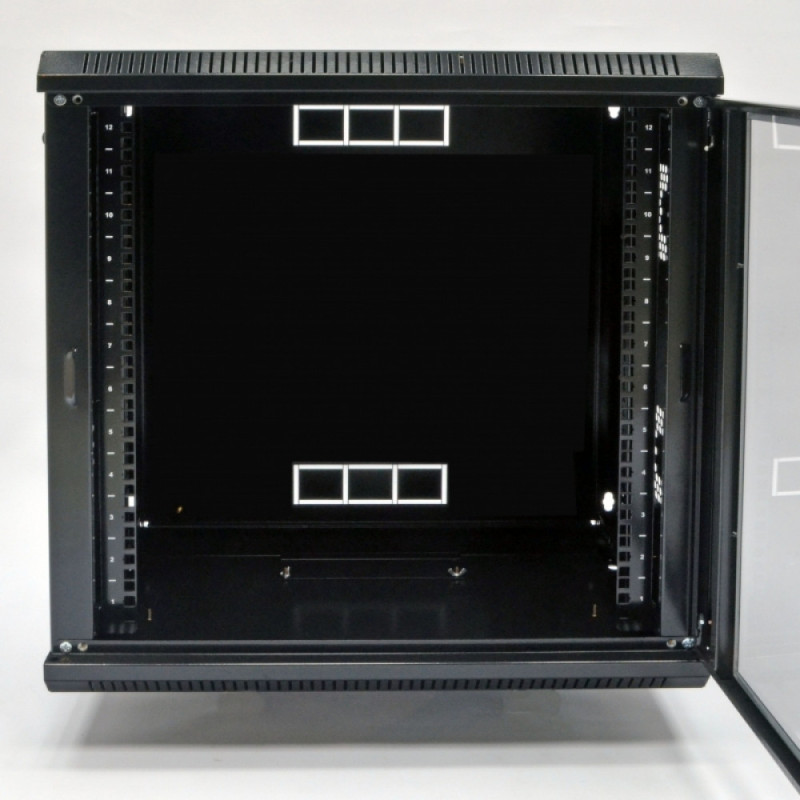 Шафа серверна CMS 12U 600 х 500 х 640 UA-MGSWA125B для мережевого обладнання