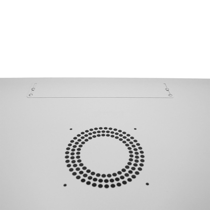 Шафа серверна SteelNet 9U 600 x 350 для мережевого обладнання (скло, сірий)