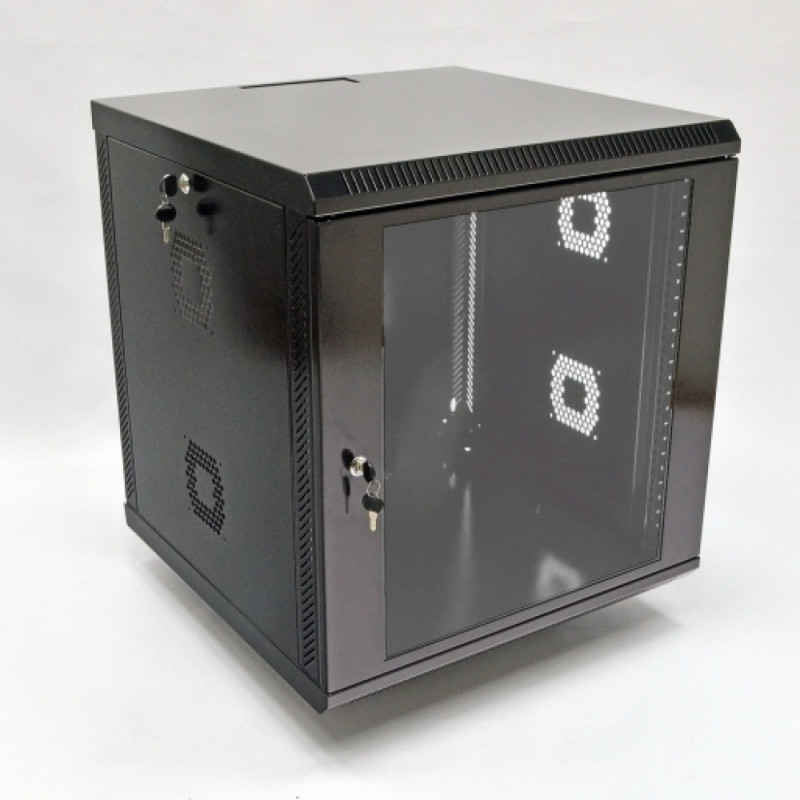 Шафа серверна CMS 12U 600 х 500 х 640 UA-MGSWA125B для мережевого обладнання